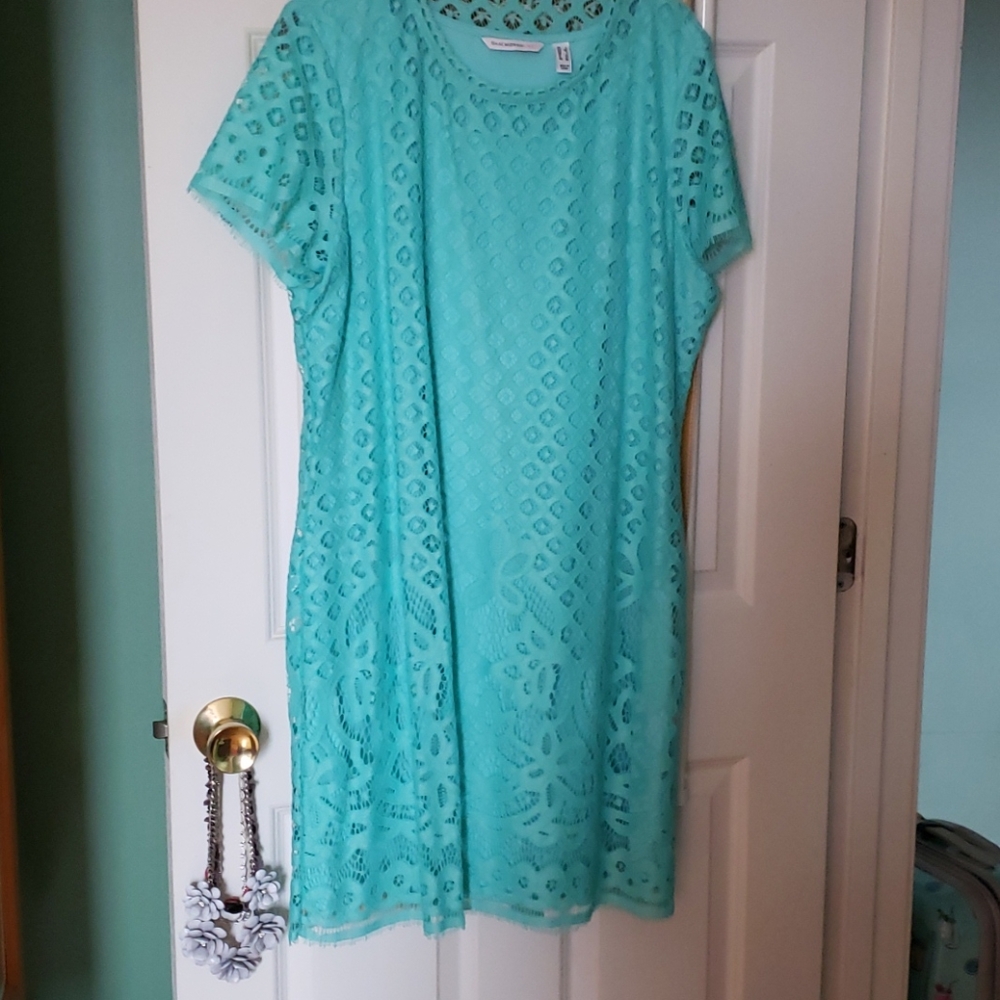 Mint green dress